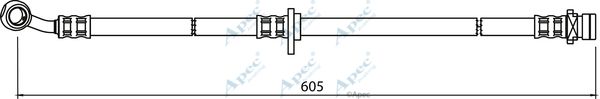 APEC BRAKING Bremžu šļūtene HOS3999